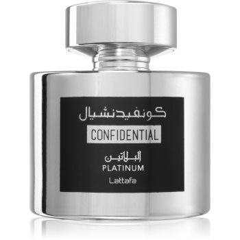 Lattafa Confidential Platinum Eau de Parfum unisex - imagine 2